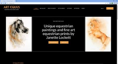 Janette Lockett Launches New Equestrian Art Website